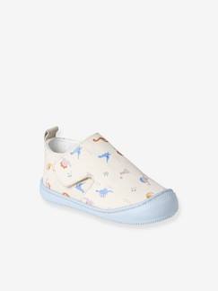 Schoenen-Klittenband baby slofjes van soepel leer