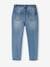 Jeans Mom fit MorphologiK meisjes heupomtrek MEDIUM stone - vertbaudet enfant 