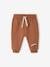 Peanuts® Snoopy babybroek van molton chocoladebruin - vertbaudet enfant 