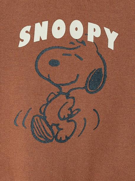 Babysweater Peanuts® Snoopy chocoladebruin - vertbaudet enfant 