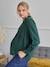 Zwangerschaps- en borstvoedingsblouse van katoengaas dennen+ecru - vertbaudet enfant 