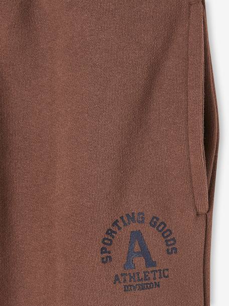 Joggingbroek jongen Athletic chocoladebruin+GROENBLAUW+koningsblauw - vertbaudet enfant 