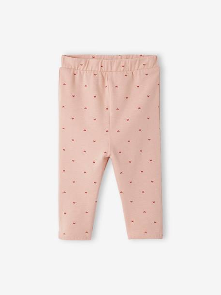 Set van 2 babyleggings roze (poederkleur) - vertbaudet enfant 