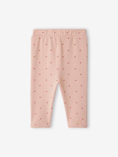 Set van 2 babyleggings roze (poederkleur) - vertbaudet enfant 