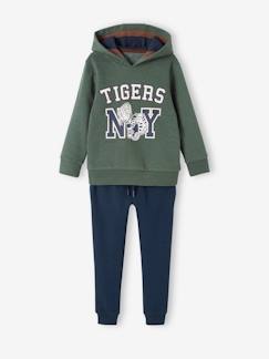 Set sport sweater met capuchon en jogging van fleece voor jongens  - vertbaudet enfant