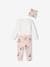 Set romper + broek + muts voor meisjes Disney® Minnie roze (poederkleur) - vertbaudet enfant 