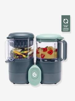 Verzorging-Baby eet en drinkt-Keukenrobot en accessoires-BABYMOOV Nutribaby One multifunctionele keukenmachine, kookplaat en blender