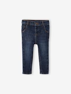 Baby-Broek, jean-Babyjeans rechte pasvorm BASICS