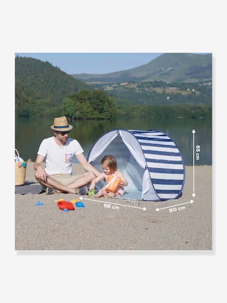 Anti-UV UPF50+ tent met muggenet Babymoov groen+MARINIERE - vertbaudet enfant 