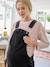 Salopette in fluweel voor zwangerschap en borstvoeding antraciet - vertbaudet enfant 
