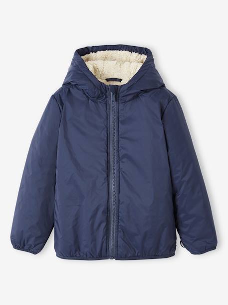 3-in-1-parka voor baby met afneembaar vest felblauw+grijsblauw+kaki+Marinegrijs+pecannoot - vertbaudet enfant 