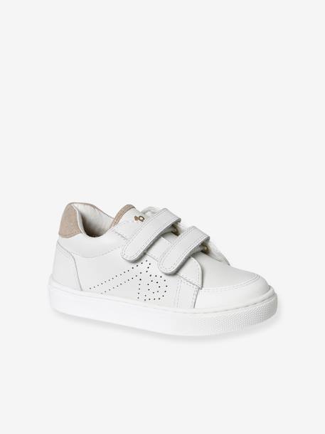 Leren kindersneakers wit - vertbaudet enfant 