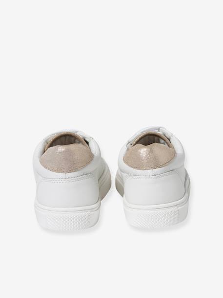 Leren kindersneakers wit - vertbaudet enfant 