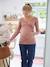 T-shirt met wikkeleffect zwangerschap en borstvoeding rozenhout - vertbaudet enfant 