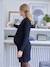 Korte jurk van ribtricot zwangerschap en borstvoeding zwart - vertbaudet enfant 