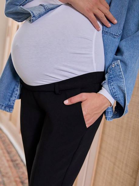 Naadloze zwangerschapsbroek met band zwart - vertbaudet enfant 