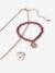 Ketting + armband + ringenset margriet zachtpaars - vertbaudet enfant 