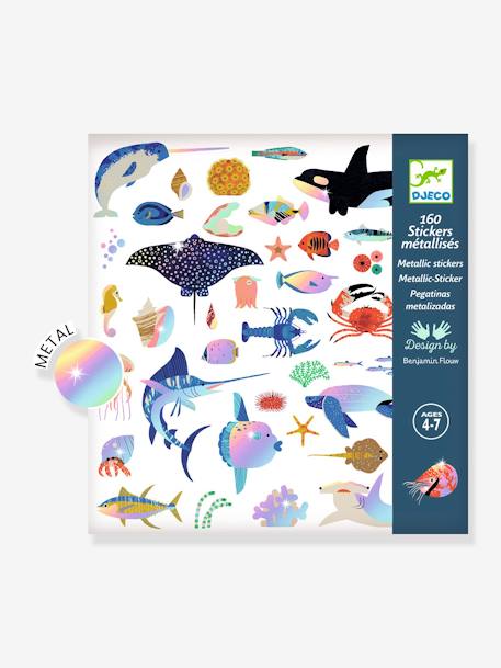 Stickers oceanen - DJECO blauw - vertbaudet enfant 