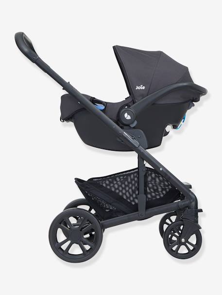 Trio-combinatie JOIE omkeerbare wandelwagen chroom zwart - vertbaudet enfant 