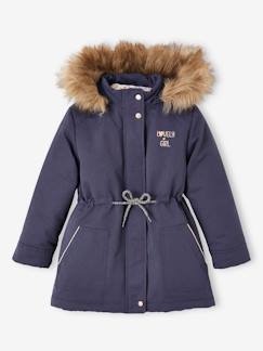 Meisje-Mantel, jas-Mantel, parka, jasje-3-in-1 parka met capuchon meisje