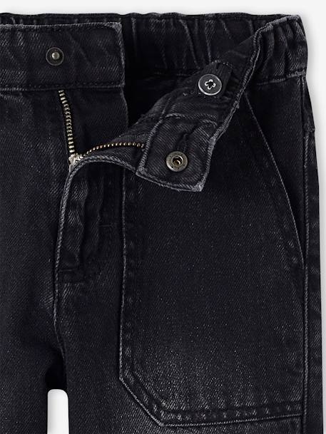 Timmermansjeans jongens stone+zwart denim - vertbaudet enfant 