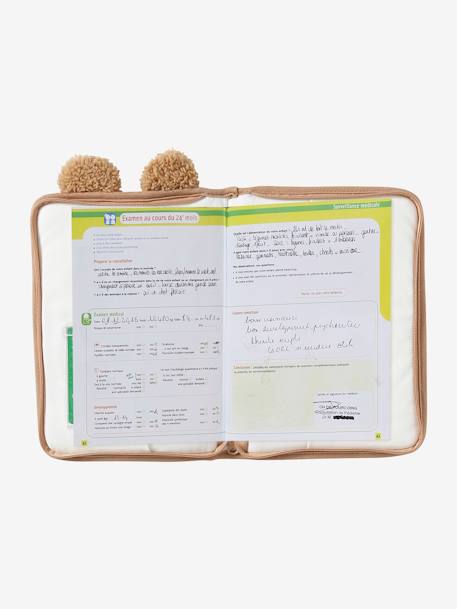 Sherpa hoes voor gezondheidsboekjes TEDDY BEAR beige - vertbaudet enfant 