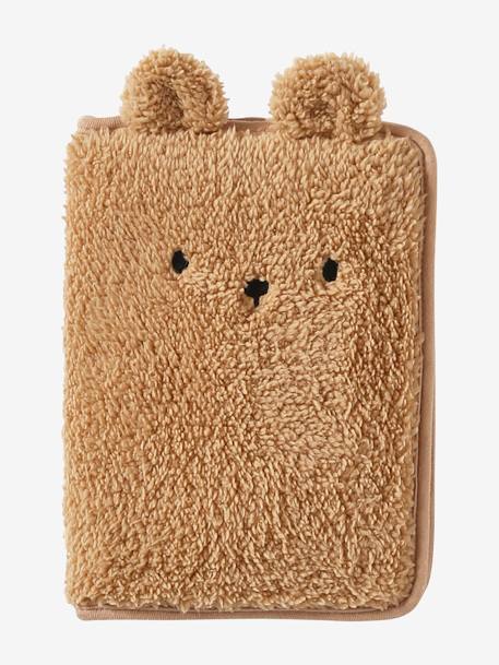 Sherpa hoes voor gezondheidsboekjes TEDDY BEAR beige - vertbaudet enfant 