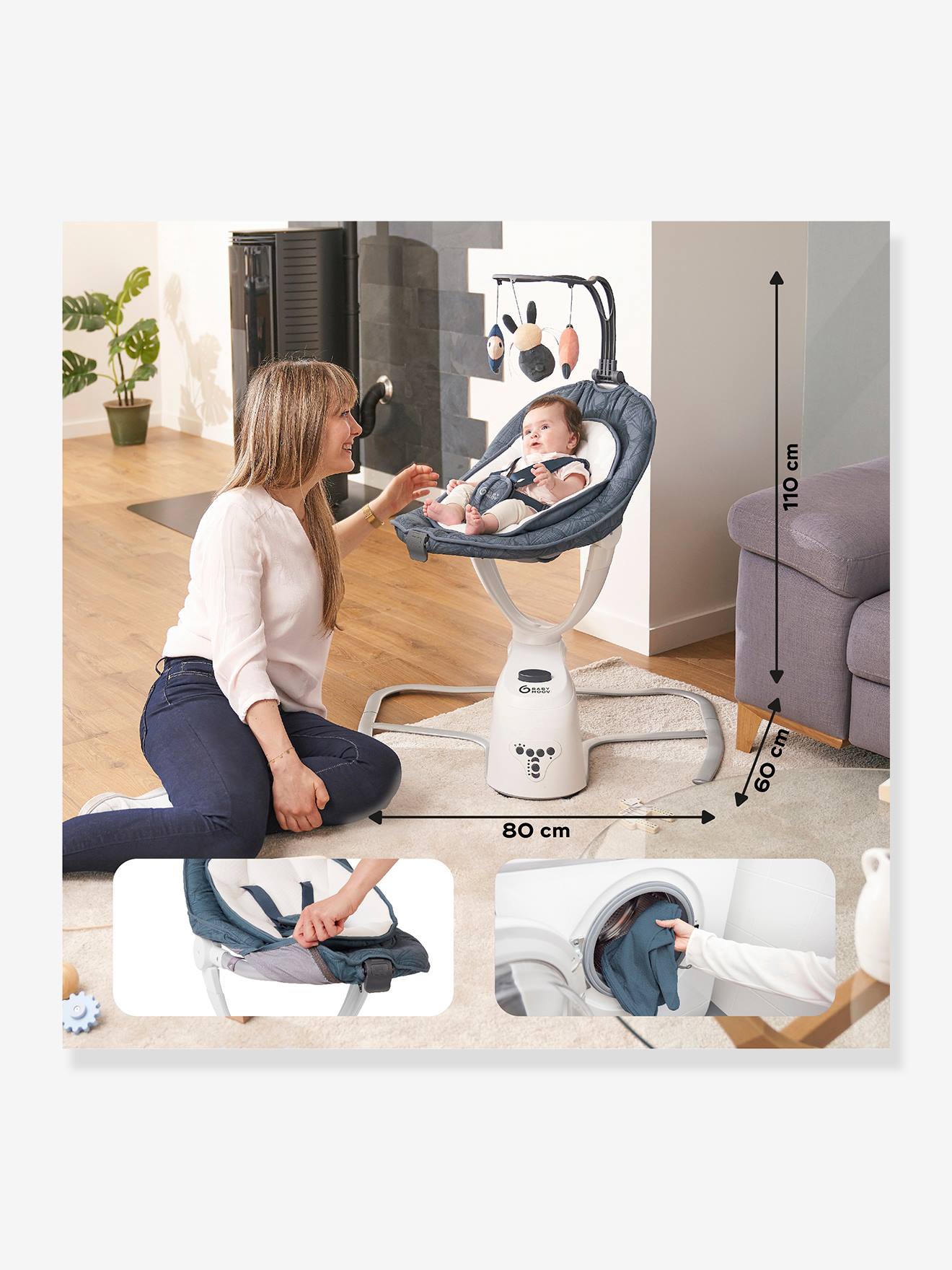 Babymoov swoon motion hot sale baby swing chair