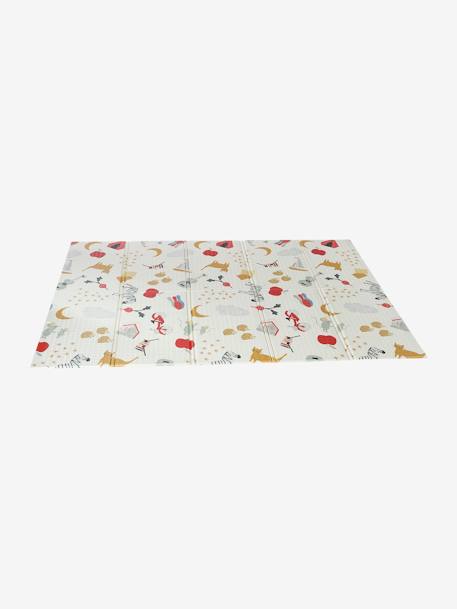 Waterdichte mat voor motoriek beige+blauw+groen+meerkleurig - vertbaudet enfant 