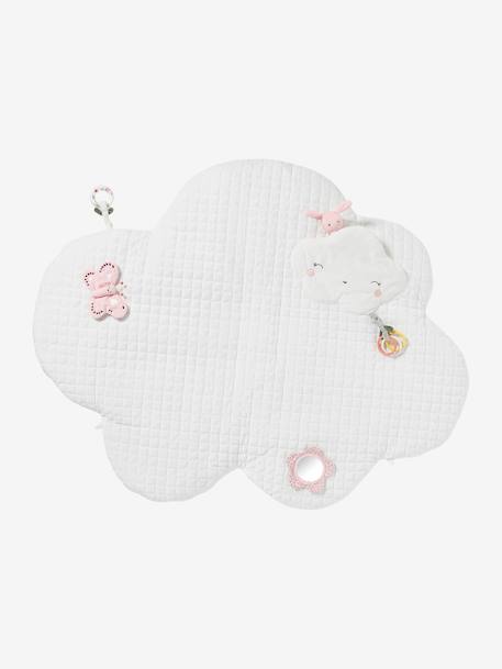 Speeltapijt met wolk VOYAGE AU PAYS ROSE wit - vertbaudet enfant 