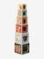 Toren van kubussen met ingebouwde vormen gemaakt van FSC® hout Croque la vie+Tanzania+Tanzania - vertbaudet enfant 
