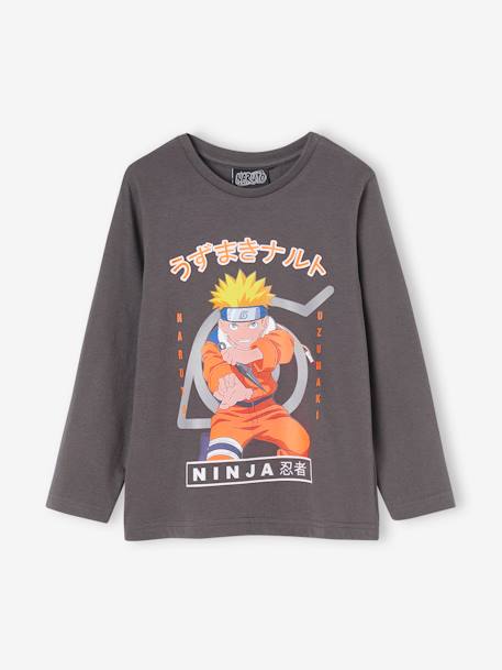 T-shirt met lange mouwen Naruto® Uzamaki jongens grijs - vertbaudet enfant 