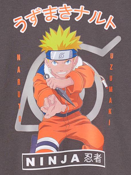 T-shirt met lange mouwen Naruto® Uzamaki jongens grijs - vertbaudet enfant 