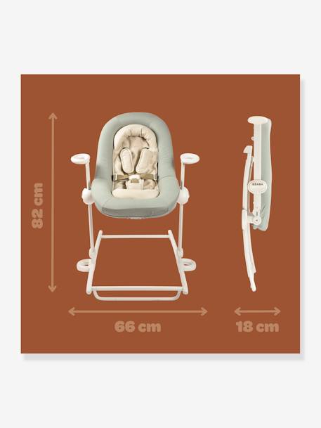 Wipstoel Up&Down BEABA grijs - vertbaudet enfant 