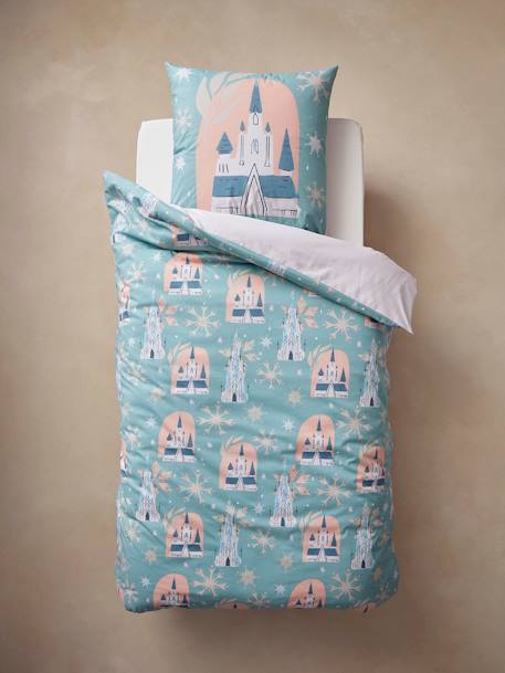 Set dekbed + kussensloop kind Disney® Frozen ecru - vertbaudet enfant 