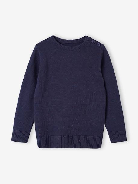 Jongenstrui van getwijnd tricot marineblauw - vertbaudet enfant 