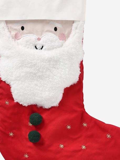 Personaliseerbare kerstsok Kerstman rood - vertbaudet enfant 