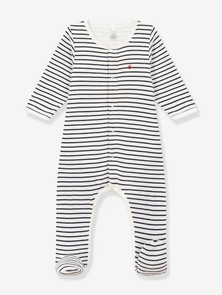 Bodyjama PETIT BATEAU wit, bedrukt - vertbaudet enfant 