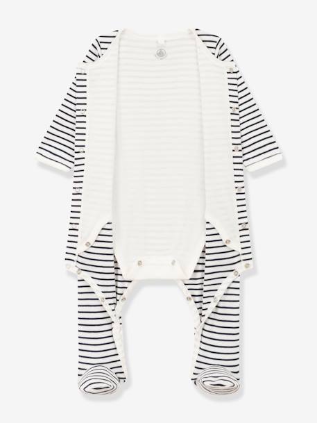 Bodyjama PETIT BATEAU wit, bedrukt - vertbaudet enfant 