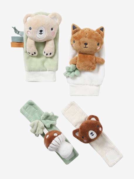 Hand en voet rammelaar GREEN FOREST bruin - vertbaudet enfant 