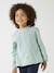 Oeko-Tex® Macramé Details Meisjesblouse T-shirt groen+marineblauw - vertbaudet enfant 
