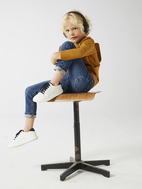 Slim fit jeans Basics jongens stone - vertbaudet enfant 