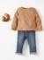 Babyjeans rechte pasvorm BASICS stone - vertbaudet enfant 