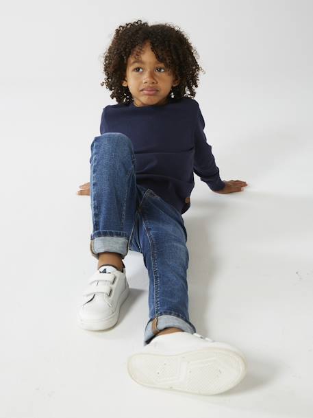 Slim fit jeans Basics jongens stone - vertbaudet enfant 