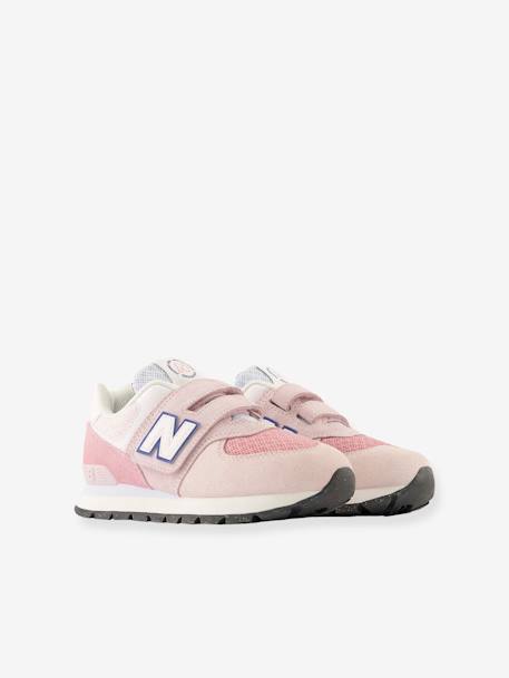 Kindersneakers met veters GC574D/PV574D NEW BALANCE¨ inktblauw+rozen - vertbaudet enfant 