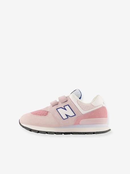 Kindersneakers met veters GC574D/PV574D NEW BALANCE¨ inktblauw+rozen - vertbaudet enfant 