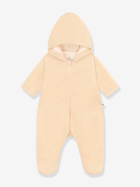 Babypakje met capuchon sherpa PETIT BATEAU beige - vertbaudet enfant 