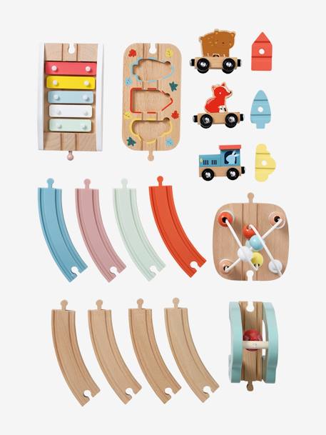 Mijn eerste treincircuit (12 stuks) in FSC® hout hout - vertbaudet enfant 