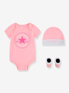 Baby-Body-Driedelige set slofjes + romper + muts Converse®