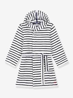 -Gestreepte badstoffen badjas PETIT BATEAU